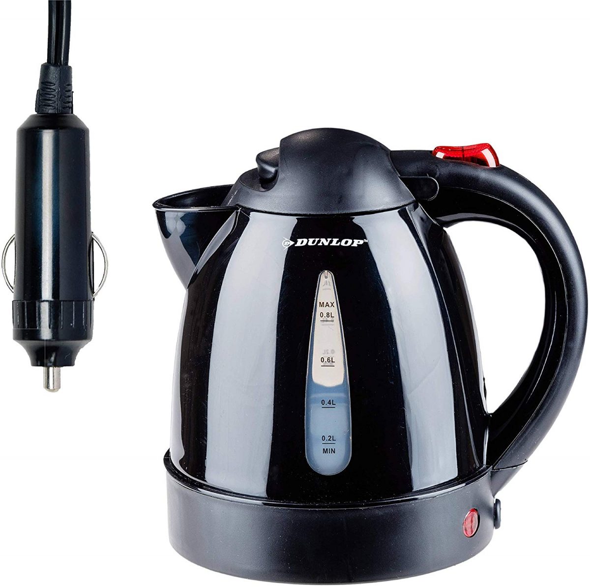 Dunlop Travel Kettle 12 Volt 150w 0.8L MSKA Solutions Ltd